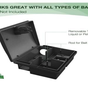 PLASTIC RAT BAIT STATION + ACCESSORIES